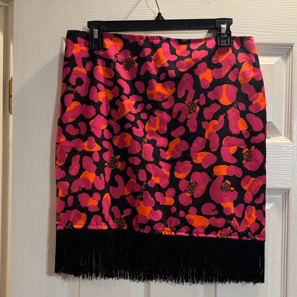 NWT Mini Skirt with Fringe